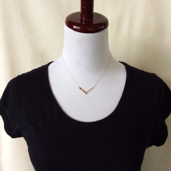 Asymmetry chain necklace 4枚目の画像