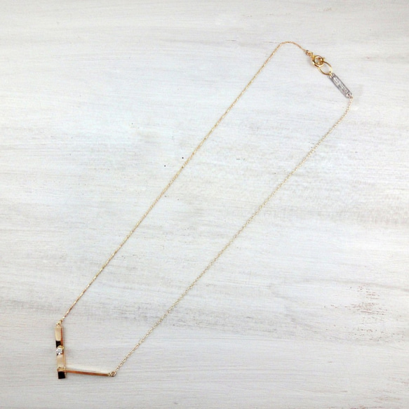 Asymmetry chain necklace 3枚目の画像