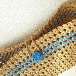 石畳編みのショルダーバッグ 3枚目の画像