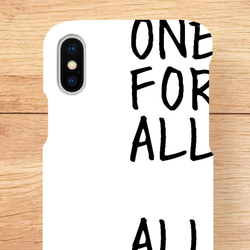 送料無料＊one for all all for one＊iPhoneケース／スマホケース 4枚目の画像