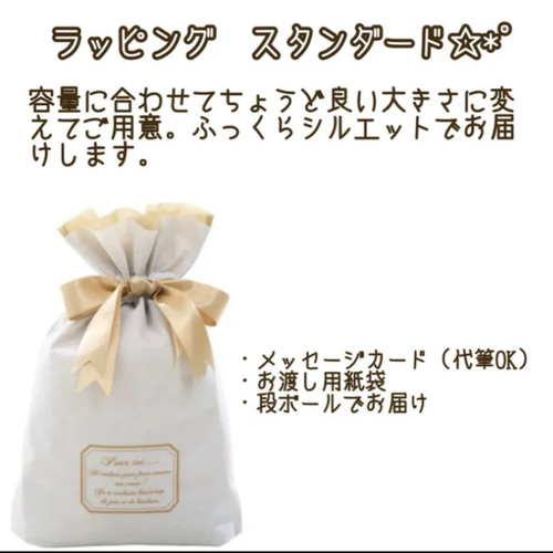 通常の梱包と有料ラッピングの違いについて スタイ・よだれかけ 