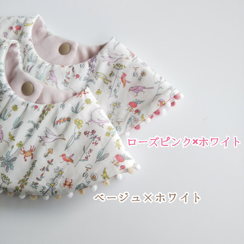 ポンポンとボタンが選べて名入れも可能♪じわじわハマる♡リバティ
