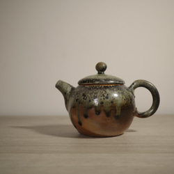 陶藝 柴燒系列 中式茶壺 泡茶壺 180ml 柴燒茶壺 第1張的照片