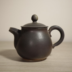 陶藝 自然落灰 柴燒 茶壺 140ml 第1張的照片