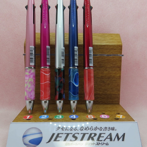 ジェットストリーム2＆1、3向け アクリル&WOOD グリップ ペン