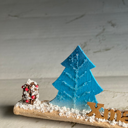 どんぐりサンタのミニオブジェ　クリスマスツリー 5枚目の画像