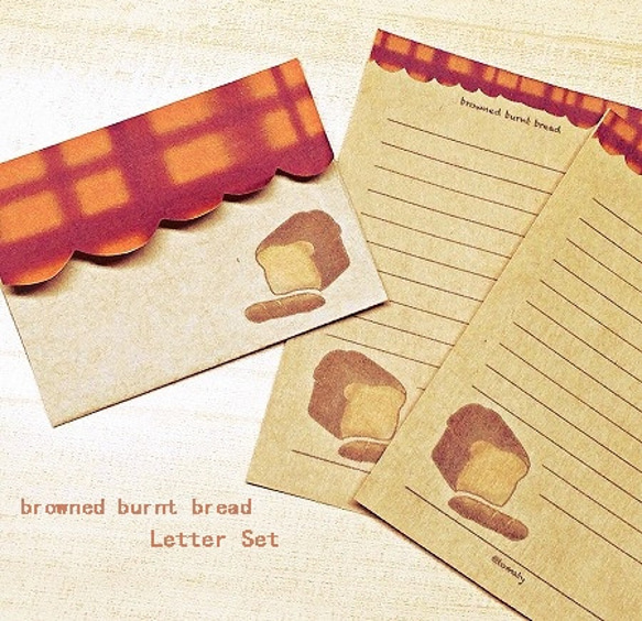 ■【激ミニ Letter】こんがりパン屋さん『browned burnt bread』 4枚目の画像