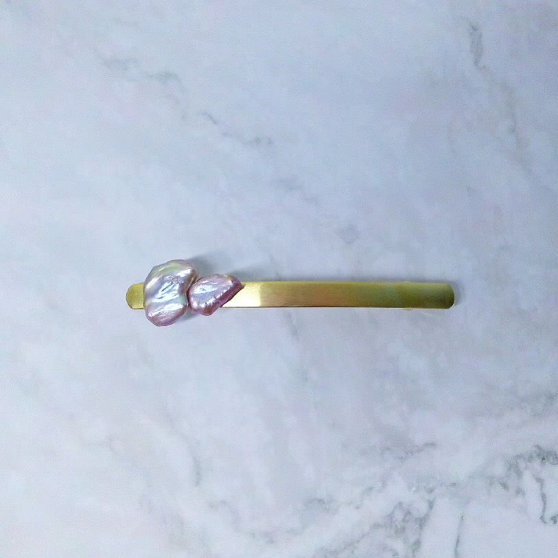 バロックパールヘアクリップ/バレッタ#1