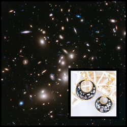 【現貨】「Hubble」-哈伯望遠鏡宇宙星系耳環 第6張的照片