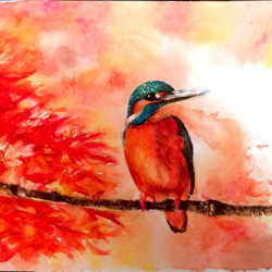 水彩画の秋桜✨原画 A4サイズ 有料額装込み 絵画 Rocca 通販 12990774