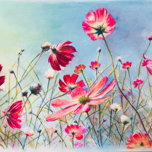 特価◯絵画　水彩画　額装品 絵画水彩画額装品