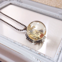 dome of flower necklace(white) 1枚目の画像