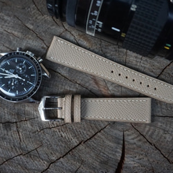 『高級革使用』エプソンレザー　革ベルト　時計ベルト AppleWatchバンド　腕時計　トレンチカラー　皮 カスタム 3枚目の画像