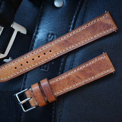 高級革使用』ホーウィン ダービーレザー ヴィンテージルック 時計