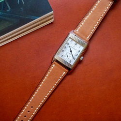 『高級革使用』フレンチレザー　バラニルレザー　時計ベルト　AppleWachバンド　 ブラウン　レザー　腕時計　革ベルト 1枚目の画像