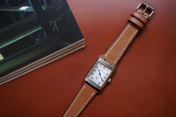 『高級革使用』フレンチレザー　バラニルレザー　時計ベルト　AppleWachバンド　 ブラウン　レザー　腕時計　革ベルト 5枚目の画像
