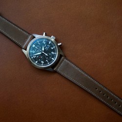 『高級革使用』ホーウィン　クロムエクセル　ナチュラル　時計ベルト　Apple Watchバンド　レザー　腕時計　革ベルト 4枚目の画像