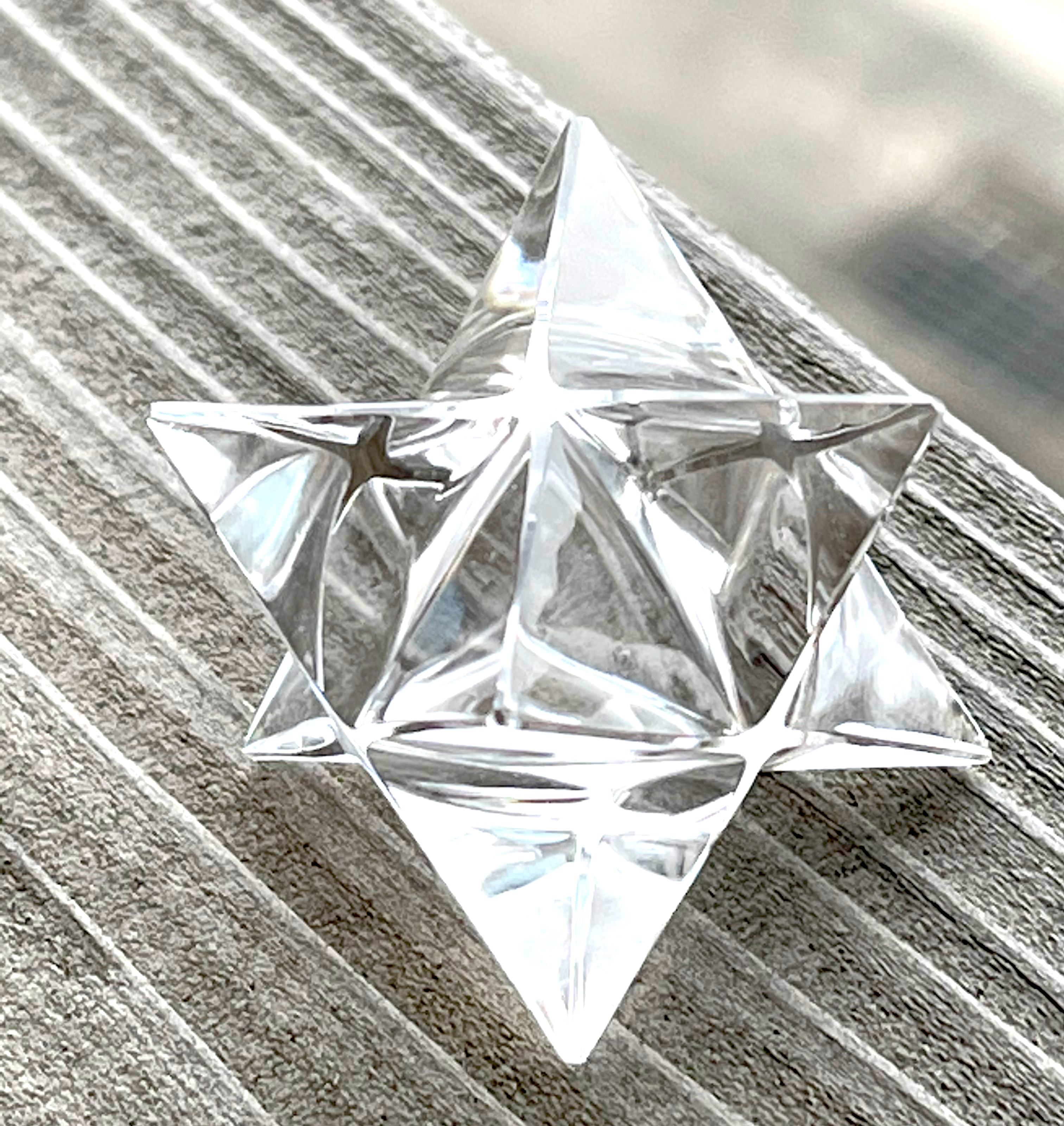 ガネーシュヒマール産水晶 正8面体マカバスター③ 立体