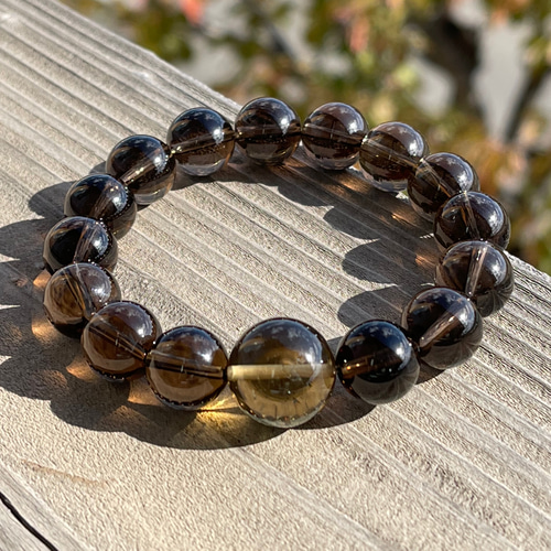 ガウリシャンカール産スモーキーレモンシトリン&ガウリスモーキー