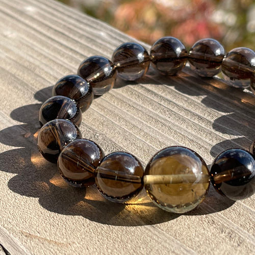 ガウリシャンカール産スモーキーレモンシトリン&ガウリスモーキー