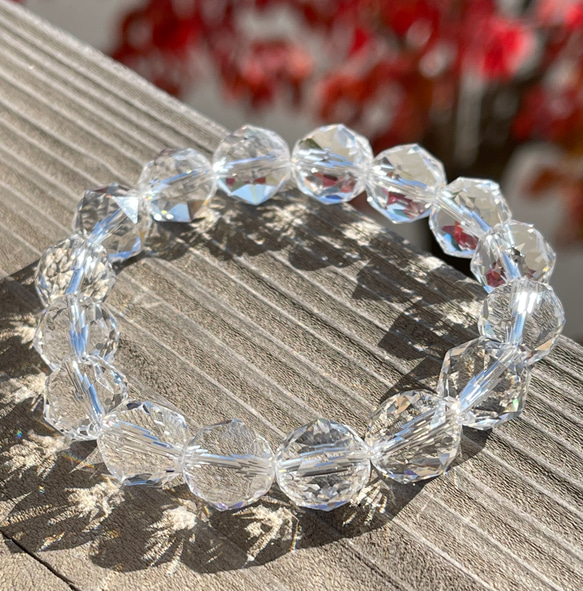 極上ブラジル産本水晶✨フラワーオブライフ✨ブレス 極上✨ブラジル産水晶