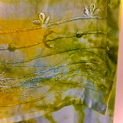 手染めバリ製スカートパンツ　フリーサイズ 3枚目の画像