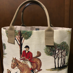 フランス製 ゴブランハンドバッグ Coquette/ゴブラン巾着ショルダーバッグ -廃盤の危機を乗り越えた動物