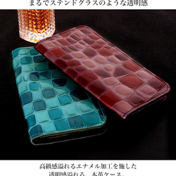 スマホケース 手帳型ケース iPhone15/14 AQUOS Galaxy Xperia 本革 レザー lea-014 2枚目の画像