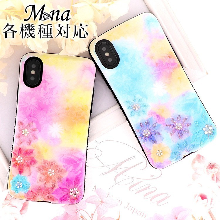 スマホケース Xperia10III Xperia5III/1III 耐衝撃 花柄 pixel9 hj-003-3