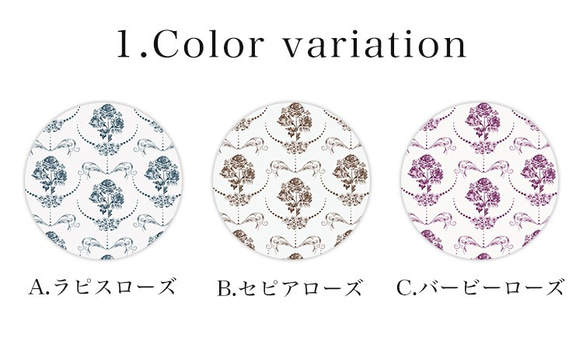 【名入れ】珪藻土コースター コースター インテリア雑貨 プレゼント 2枚組 ダマスク柄 coaster-mo-020 7枚目の画像