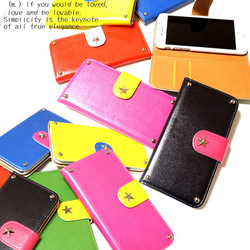 スマホケース 全機種対応 手帳型ケース 手帳型 iphoneケース diary-vivid 9枚目の画像