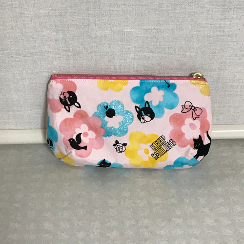 送料無料】角がまるい16cmファスナーポーチ ポーチ YOKYONAYU