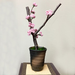 桜盆栽 造花 フェイクフラワー 1枚目の画像