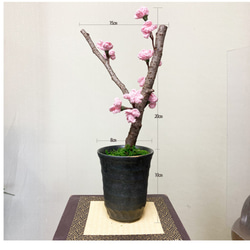 桜盆栽 造花 フェイクフラワー 8枚目の画像