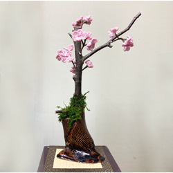 桜盆栽 造花 フェイクフラワー 1枚目の画像