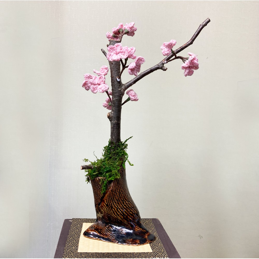 桜盆栽 造花 フェイクフラワー