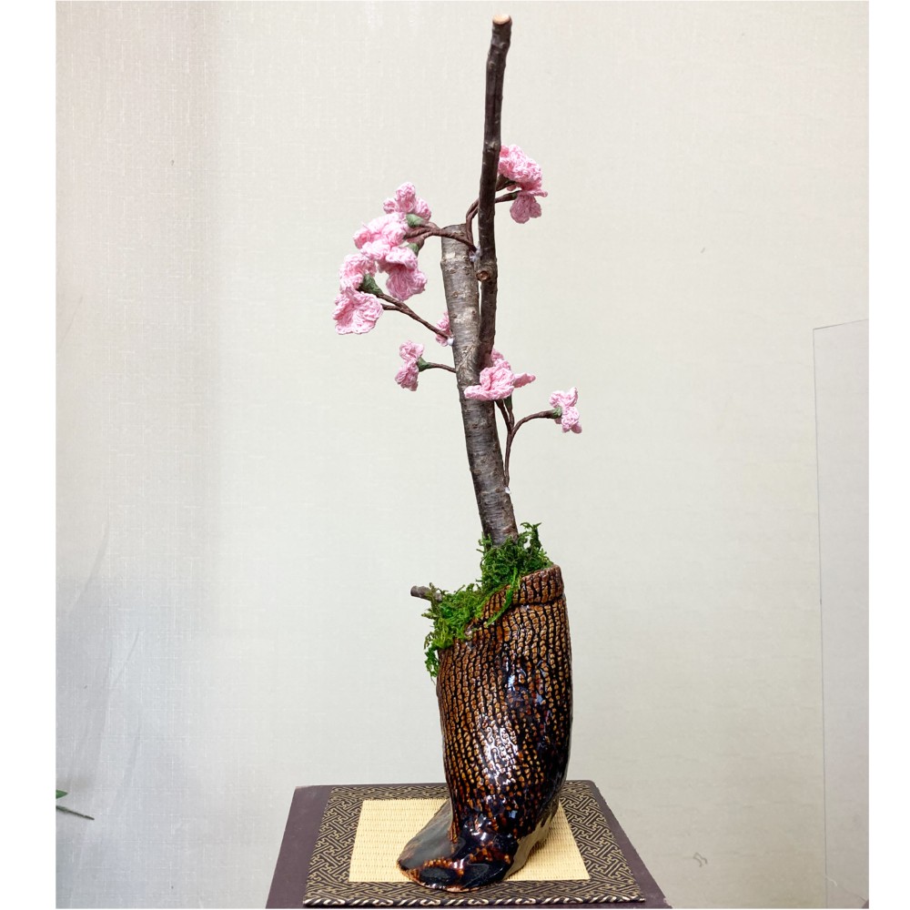 桜盆栽 造花 フェイクフラワー