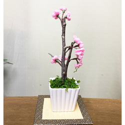 桜盆栽 造花 フェイクフラワー 3枚目の画像