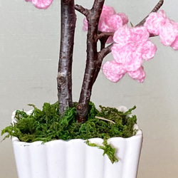 桜盆栽 造花 フェイクフラワー 5枚目の画像