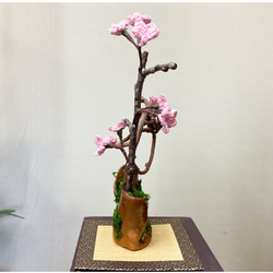 桜盆栽 造花 フェイクフラワー 4枚目の画像