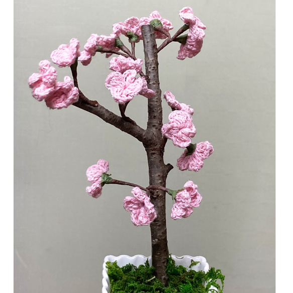 桜盆栽 造花 フェイクフラワー 2枚目の画像
