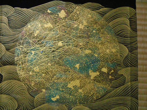 金彩工芸　金彩ガラス皿　「SHIBUKI」 6枚目の画像