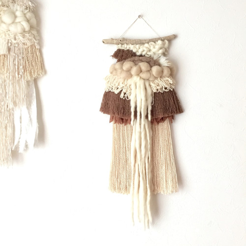 ウィービングタペストリー 『chocolate milk.』 タペストリー・壁掛け  