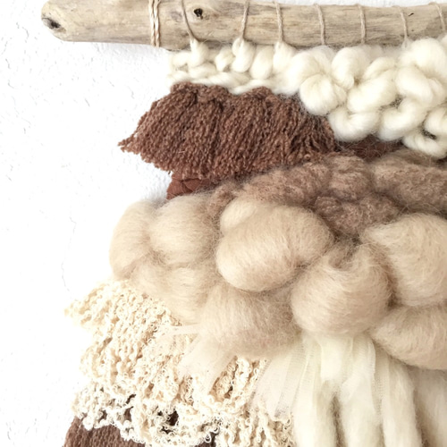 ウィービングタペストリー 『chocolate milk.』 タペストリー・壁掛け  