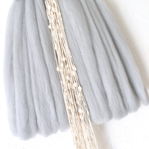 編織掛毯“bluegray petit”。 第3張的照片