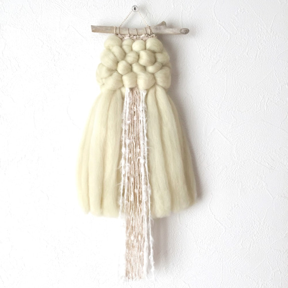 [定制] 編織掛毯“象牙白 petit”。 第4張的照片