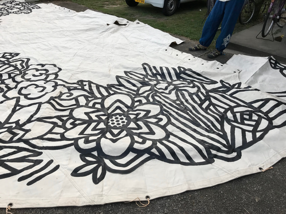 TIPI 14feet  肥後六花ペイント　SUNSEED TIPIMAKERS×RAGA コラボ作品 7枚目の画像