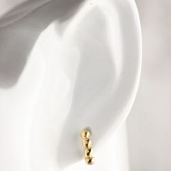 K18GP 小顆粒seed耳環接單製作 第4張的照片