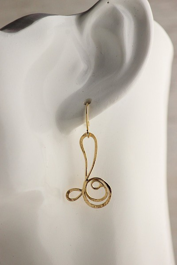 K18GP糯米耳環 第3張的照片
