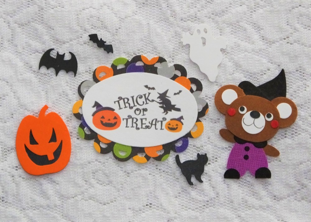 カボチャくま&オバケ★ハロウィン